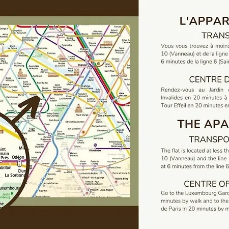 11#studio 2 Pers#bon Marche#st Germain#paris 6 *